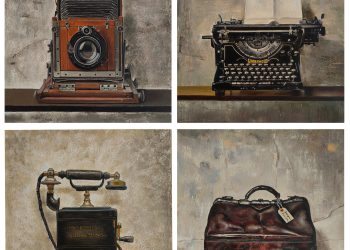 09-Liao Wanning- Antique in the basement1 – 2022, 40 × 40㎝×4