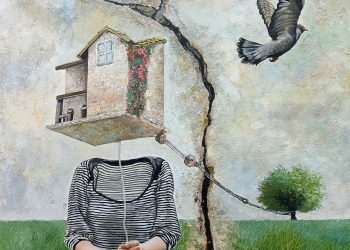 15-Women’s Life – Mixed Media on Canvas 2023, 80 ✖️ 80CM