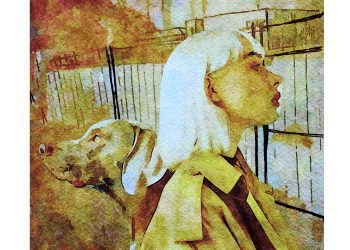 17-Liao Wanning- Partner and loneliness -Watercolor on paper-2024-48×66cm