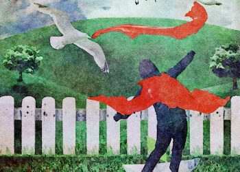 United States Dream No. 2, watercolor on paper, 50×50cm 2023