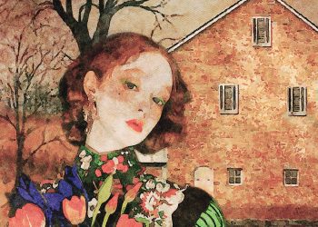 Tulips in March, watercolor on paper, 70×53cm, 2024