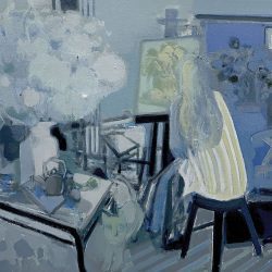 A-of-the-days-in-the-studio-oil-on-canvas-50×60cm-2022