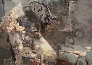 Chinese Tea Table 3, fabric surface, x90×110cm. 2024