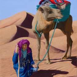 GNagel-BerberWithHisCamel-Oil-18×24-PS