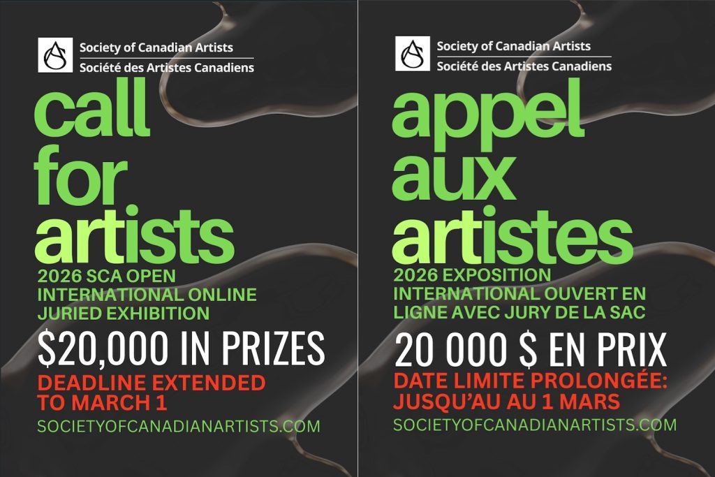 SCA Open International Online Juried Exhibition poster
