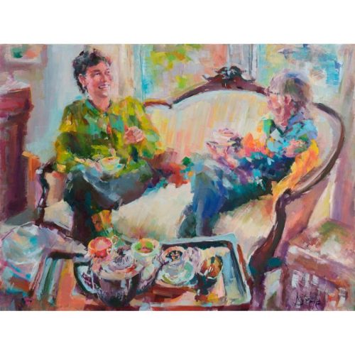 Nancy Steele Gathering for Tea