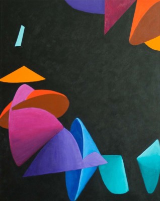 Roger Sutcliffe SCA, ON, Chase the Demons, Acrylic, 30x24